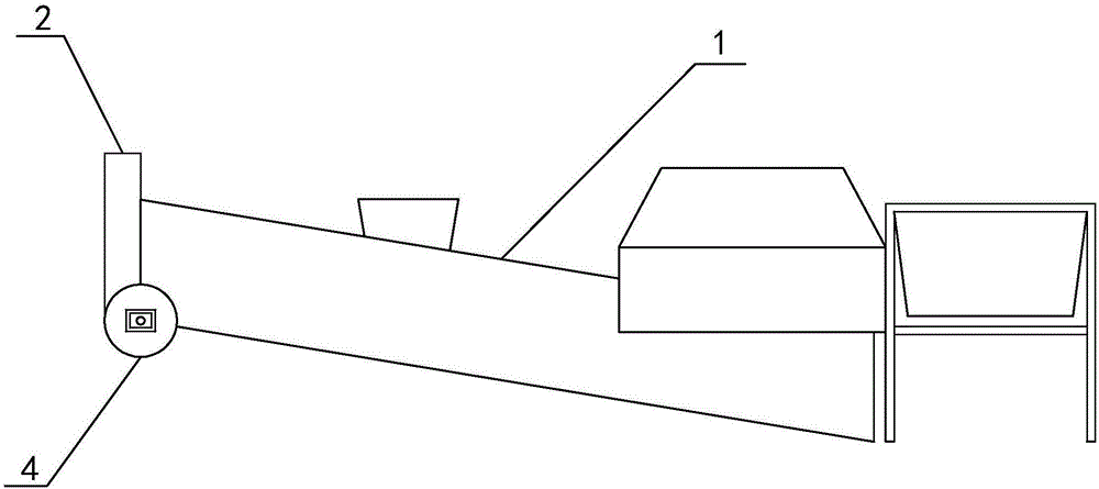 凉渣机出料结构的制作方法