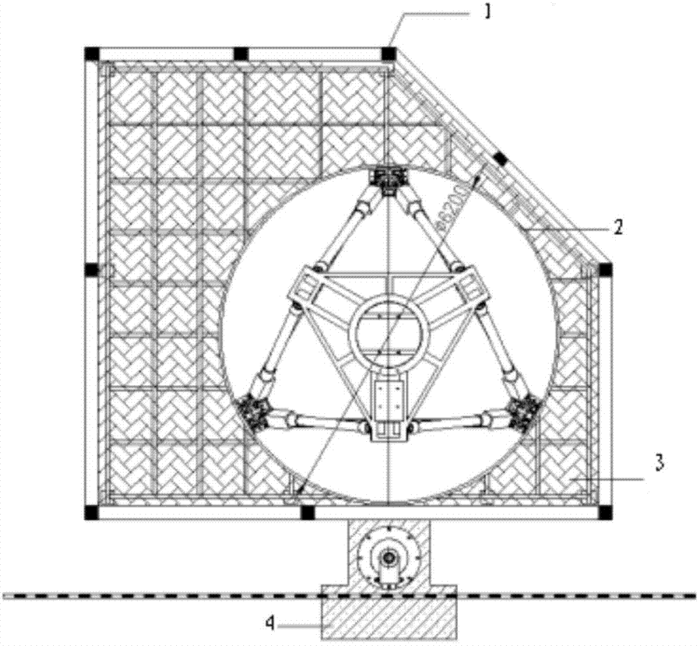 一种飞行环境模拟试验台安全防护装置的制作方法