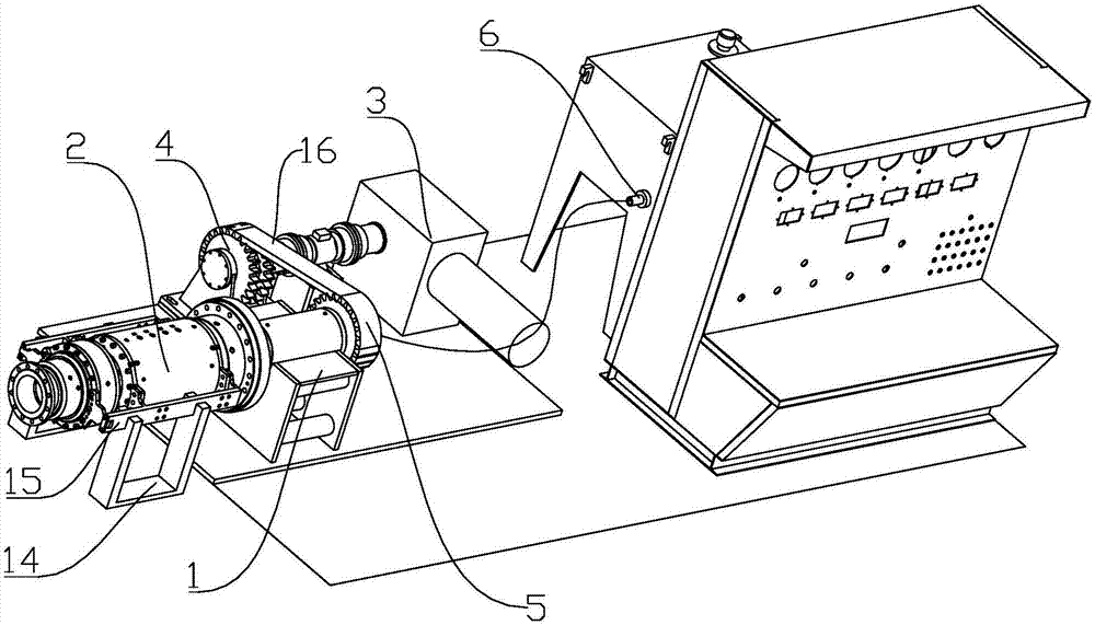 盾构机用中央回转接头的试验台的制作方法