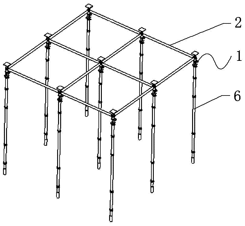 模板支撑架的早拆支撑系统及其使用方法与流程