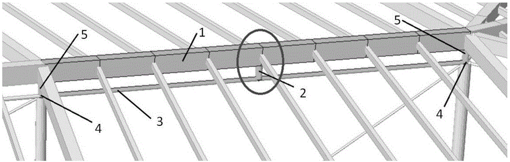 一种应用于刚性屋面索穹顶结构中的弦支檩条的制作方法