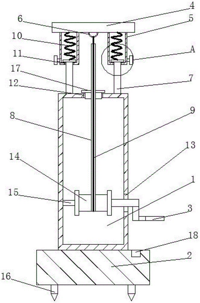 一种建筑施工作业支撑机构的制作方法