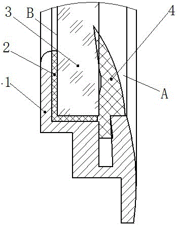 一种固定窗型材结构的制作方法