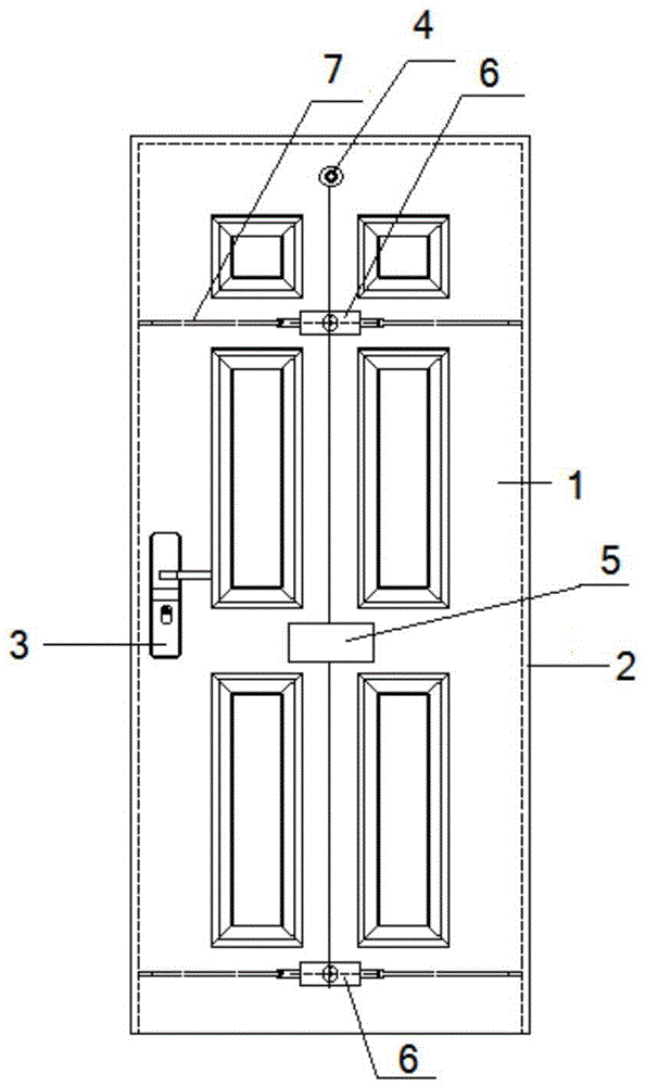 一种具有远程监控功能的双重保险防盗门的制作方法