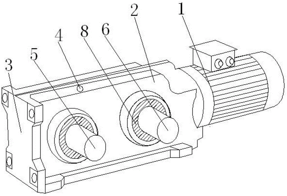 一种DW型附涡轮齿轮减速机的制作方法