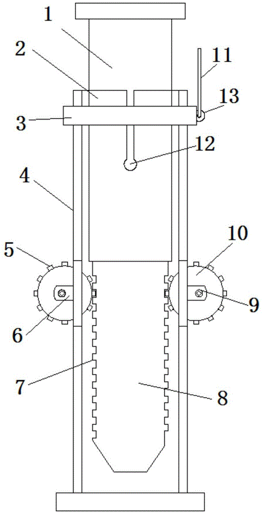 一种高拉力丝杆安装用底座的制作方法