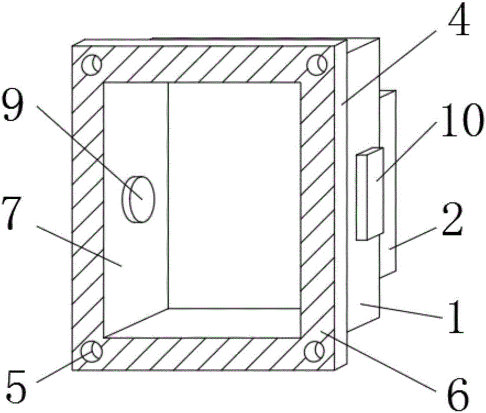 一种电梯操作盘用的安装结构的制作方法