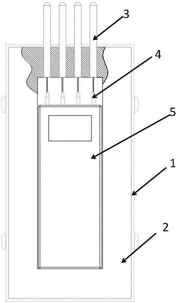 一种炉温测试仪专用自带导温装置保温箱的制作方法