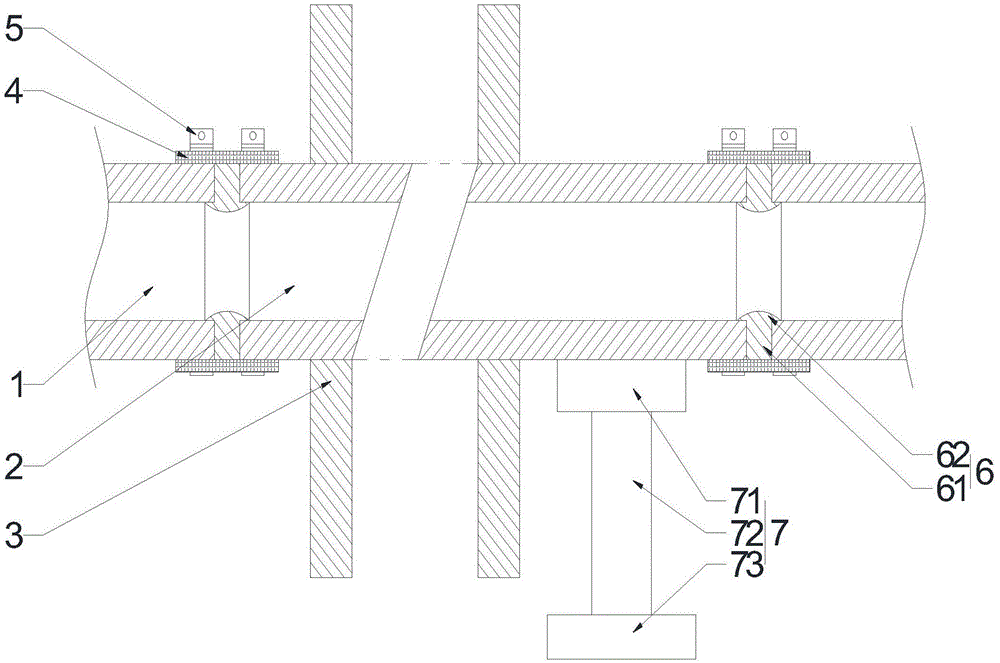 一种垃圾焚烧炉空气预热器管道连接结构的制作方法