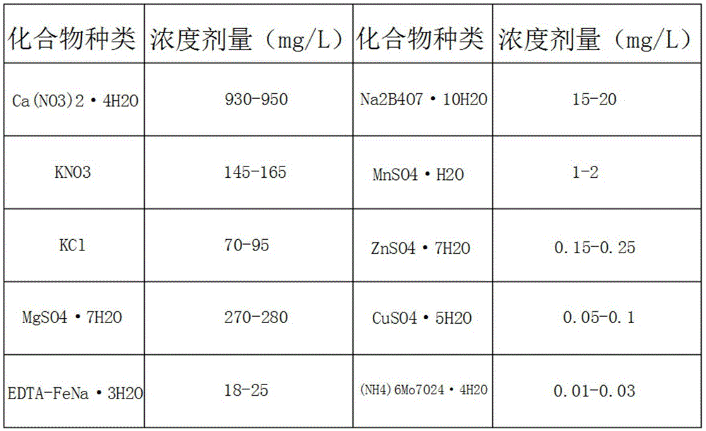 一种砂糖橘苗养分含量实验用缺磷营养液及其配制方法与流程