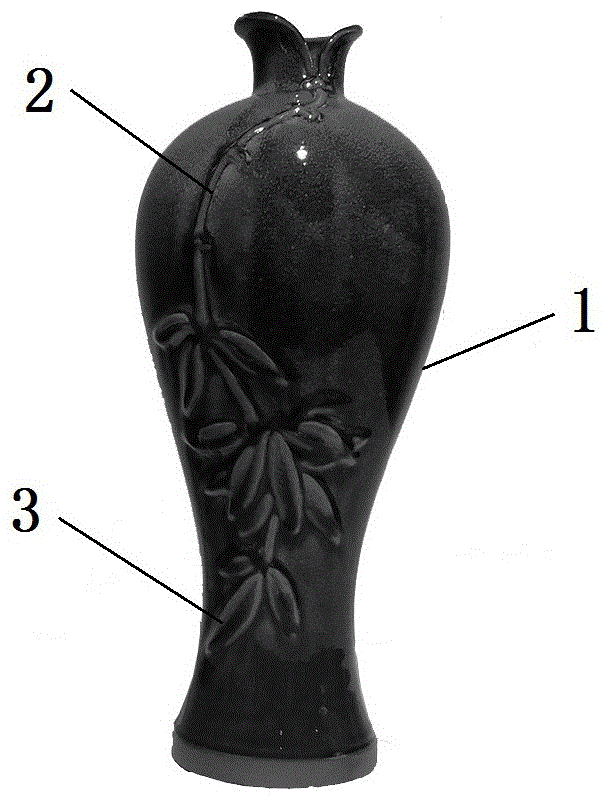 一种柳叶瓶钧瓷工艺品的制作方法与流程