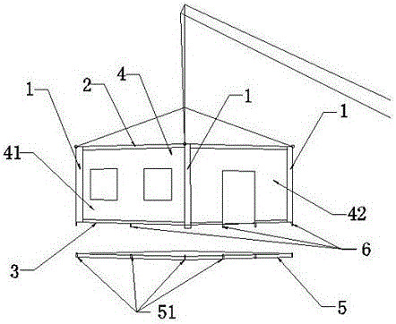 一种适用于整体浇筑的房屋结构的制作方法