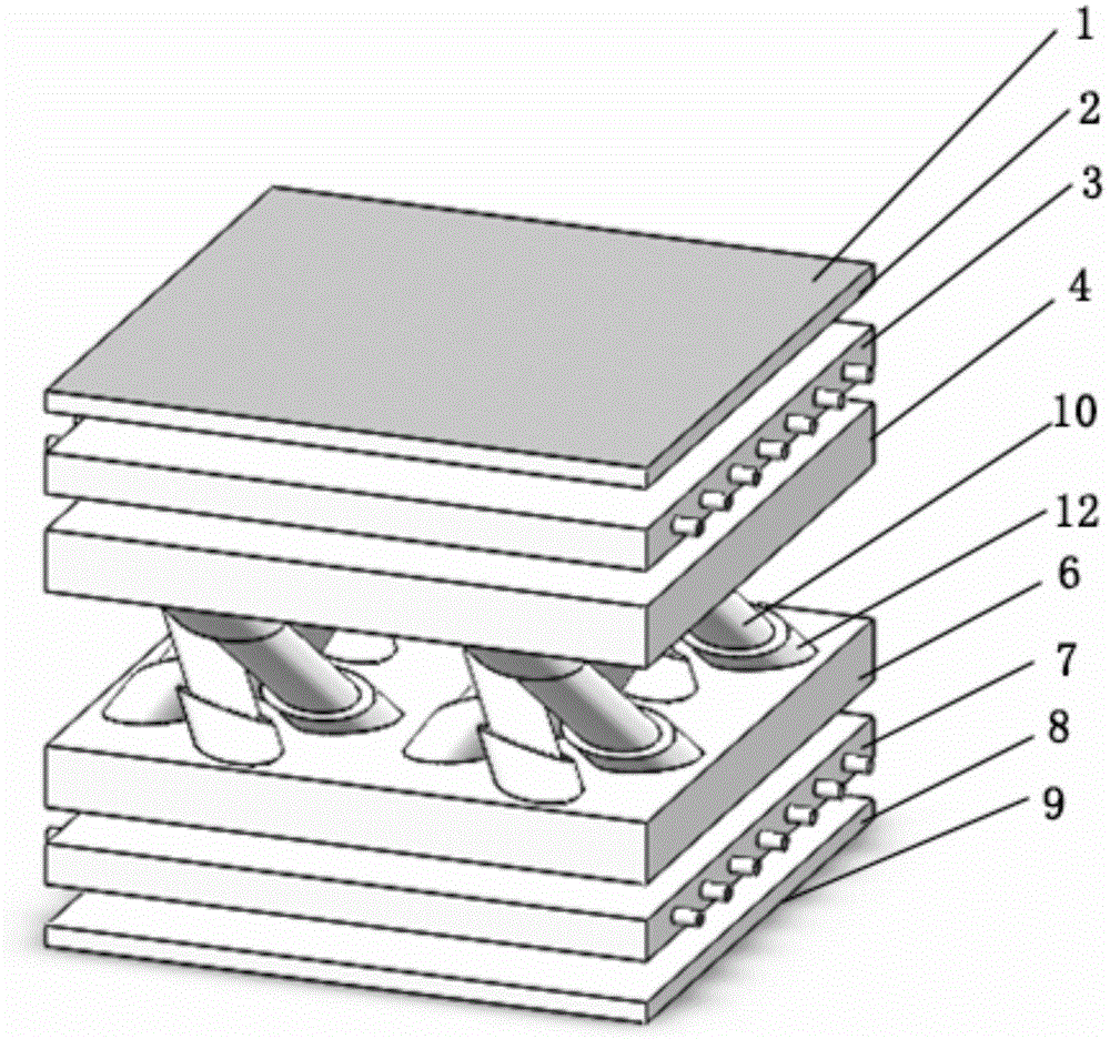 一种木质基隔音、电磁屏蔽的交叉双X型点阵夹芯结构的制备方法与流程