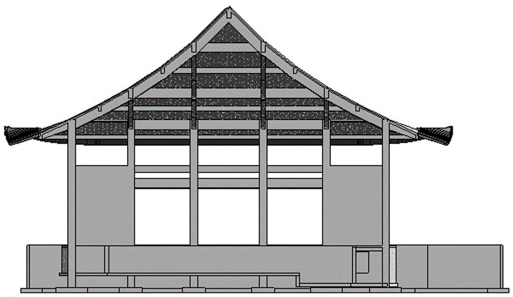 一种钢筋混凝土双曲坡面屋面模板系统施工方法与流程