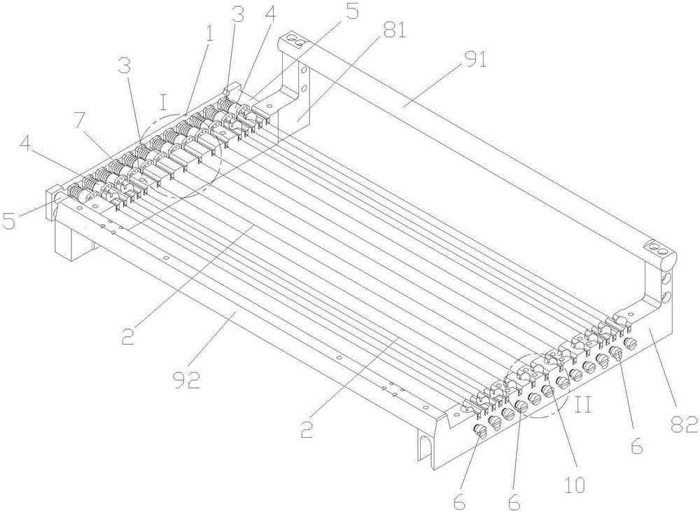 太阳能电池片焊接用丝网压带组件的制作方法