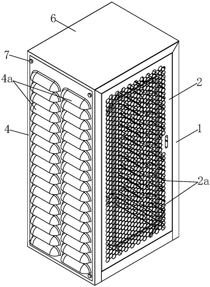 蜂巢通风式服务器专用屏柜的制作方法