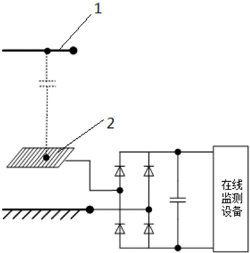 高压电场感应取能装置的制作方法