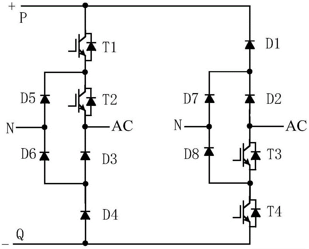 一种三电平电路和三相电路的制作方法