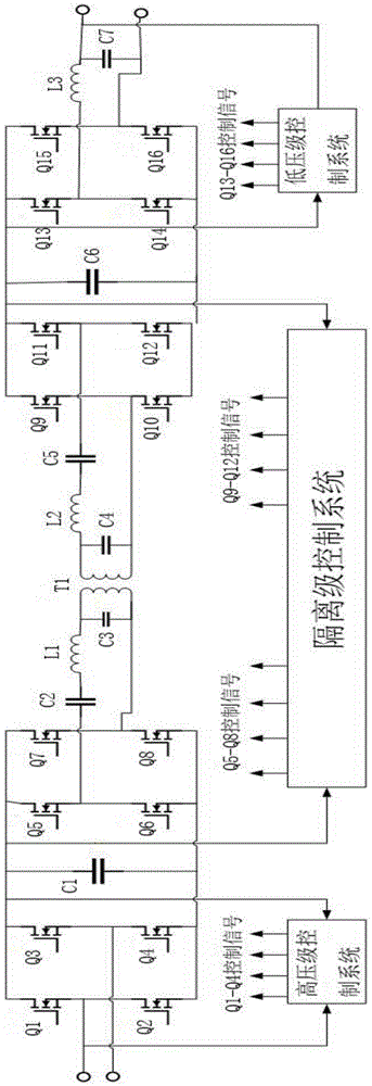 一种采用双向LCC谐振变换结构的电力电子变压器的制作方法