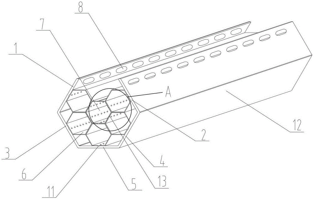 一种蜂窝式太阳能支架结构的制作方法