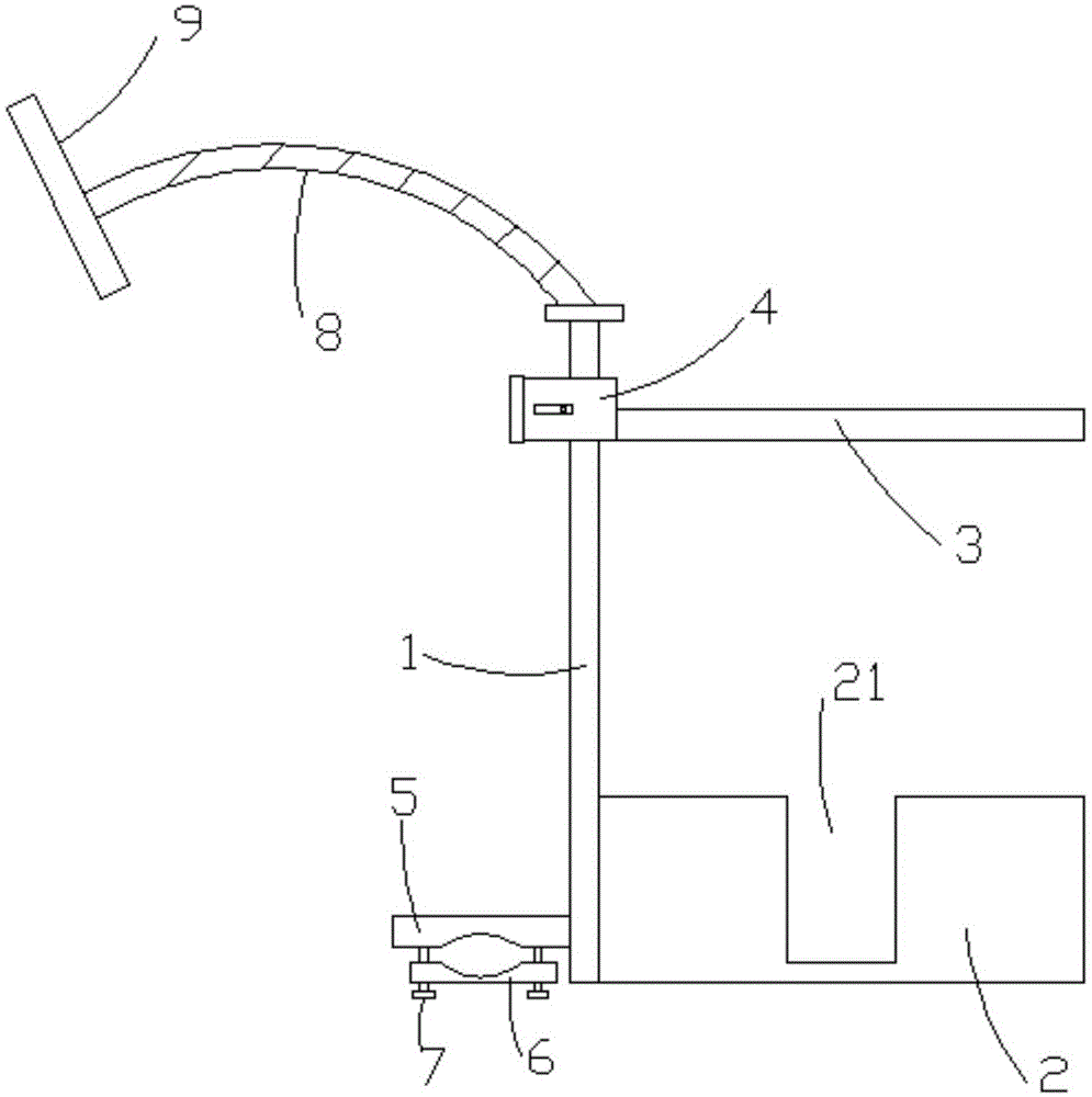 一种床上手机架的制作方法