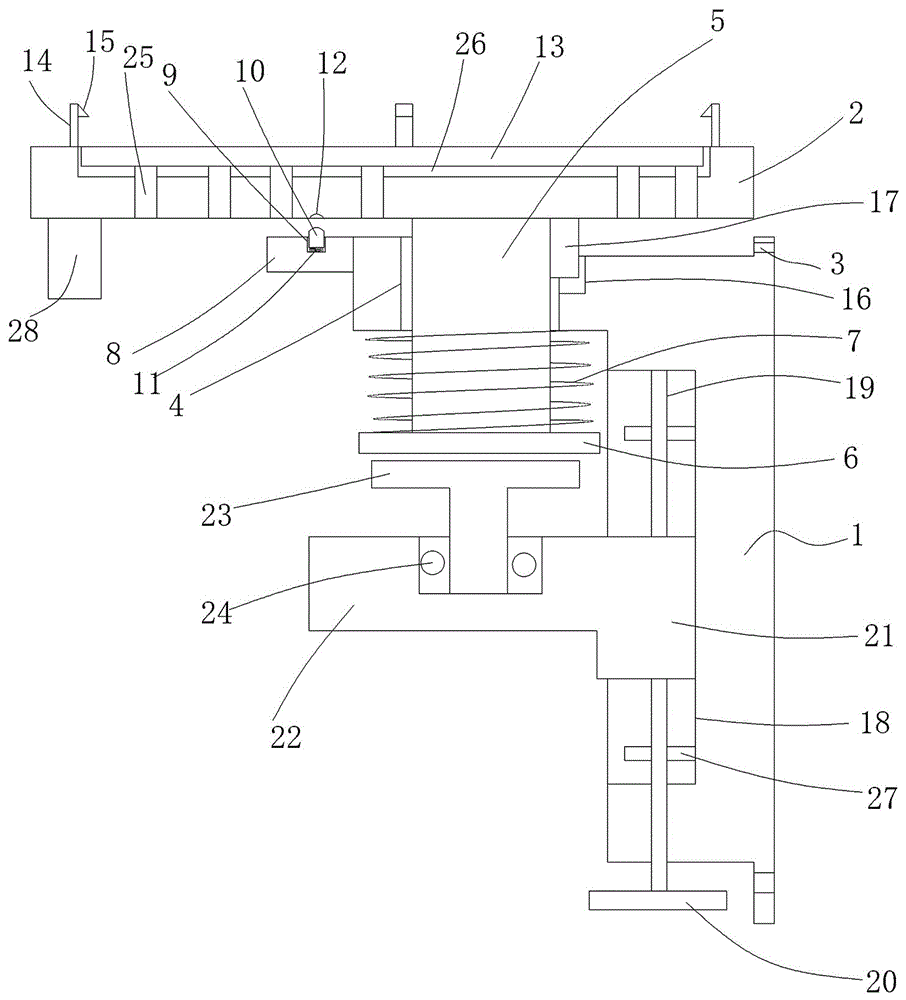 定位旋转型机板承载结构的制作方法