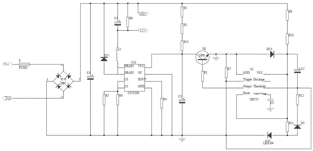 一种LED光控灯控制电路的制作方法