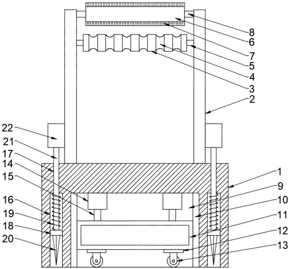 一种基于稳定技术的建筑施工临电电缆支撑装置的制作方法