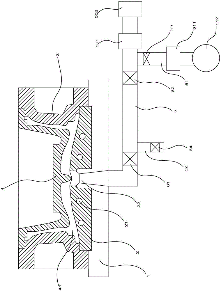 一种轮毂铸造模具的制作方法