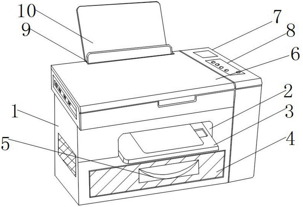 一种通信计算机连接的打印设备的制作方法
