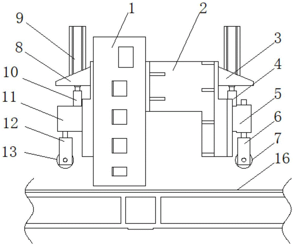 一种联轴式铣槽专用多支点滚轮夹具的制作方法