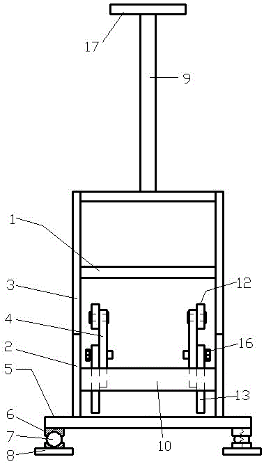 挪动式爬楼器的制作方法