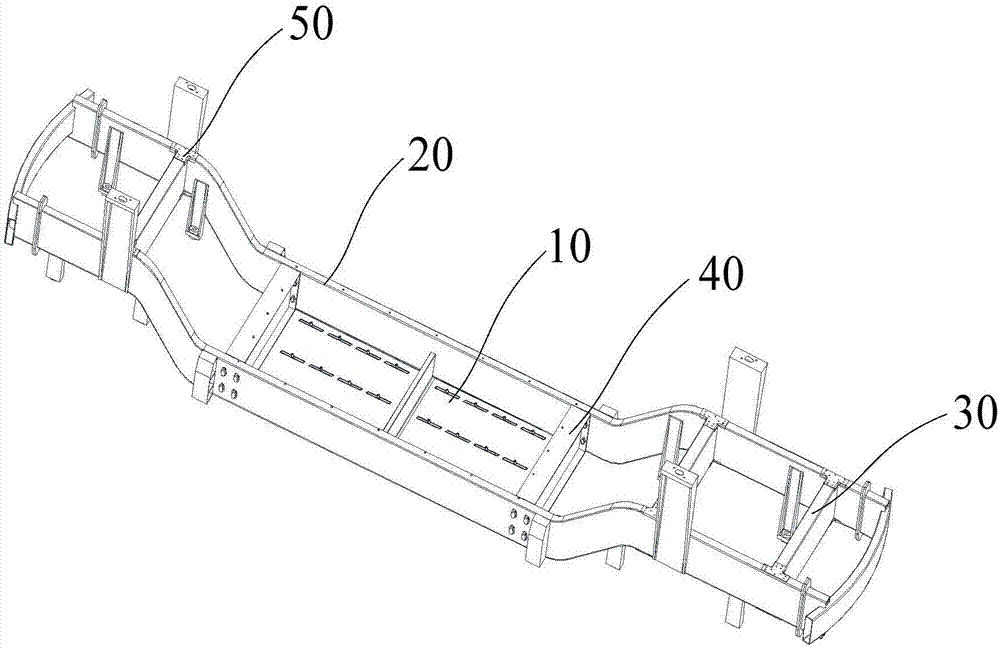 车包一体化底盘车架的制作方法