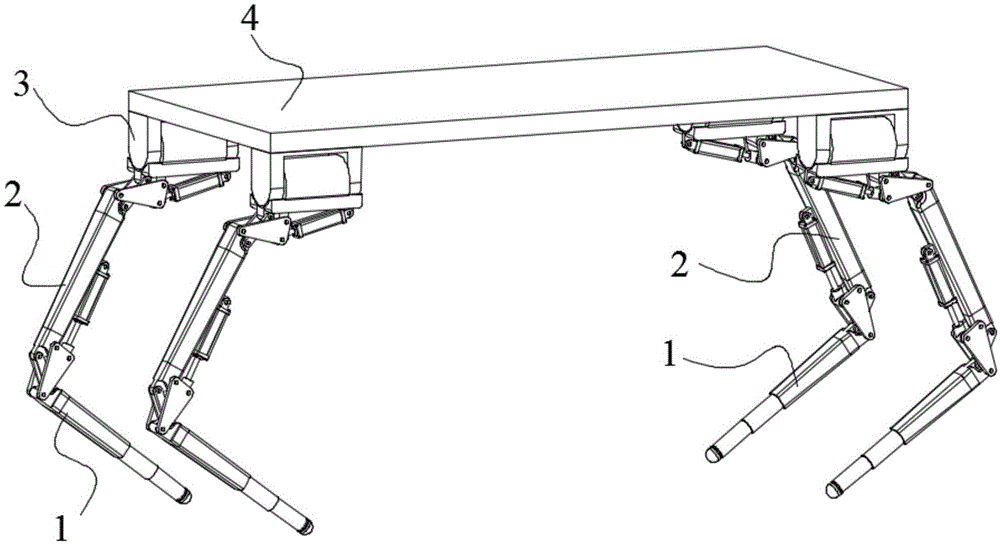 一种四足机器人及腿部关节结构的制作方法