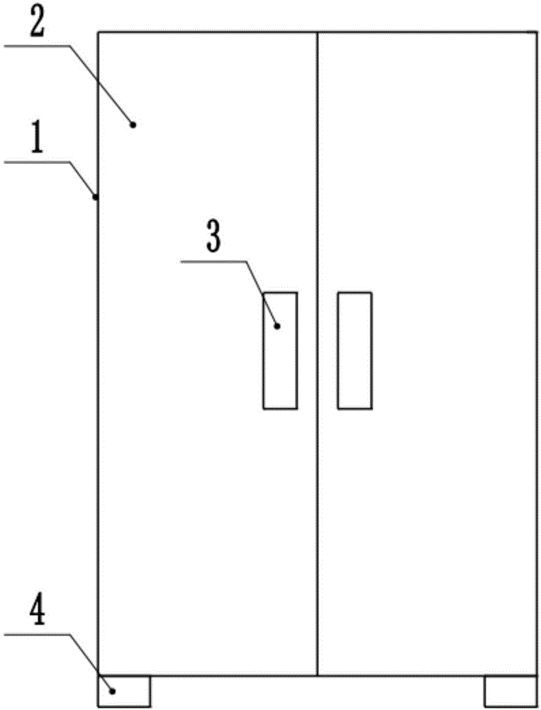 一种空间可调的具有自动除湿功能的家用衣柜的制作方法