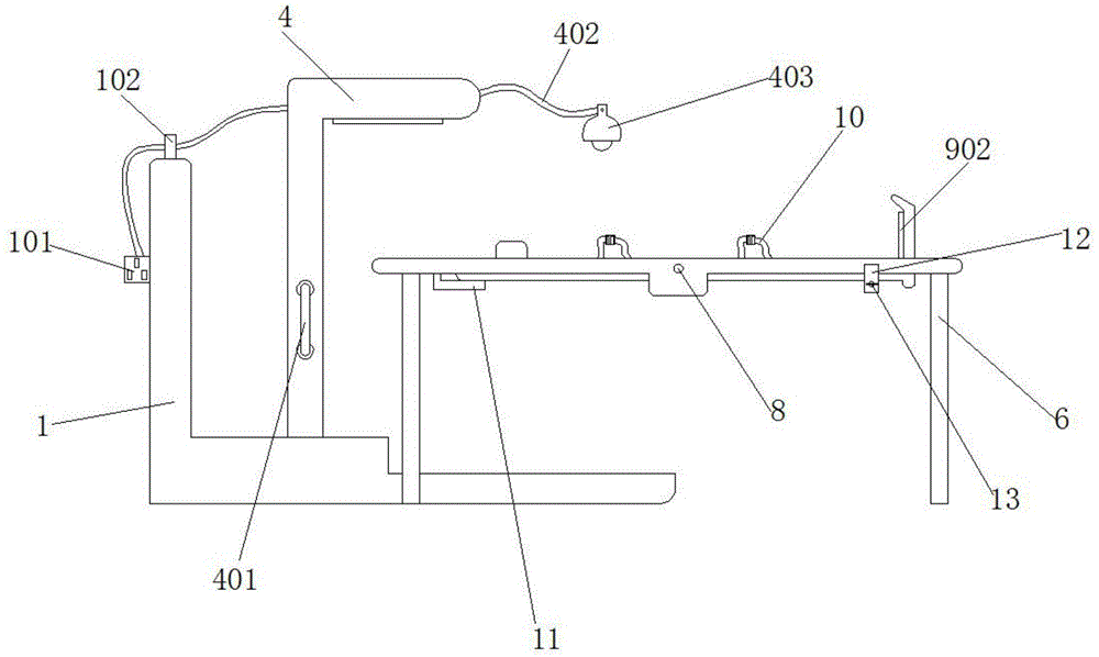 儿科专用多功能检查床的制作方法