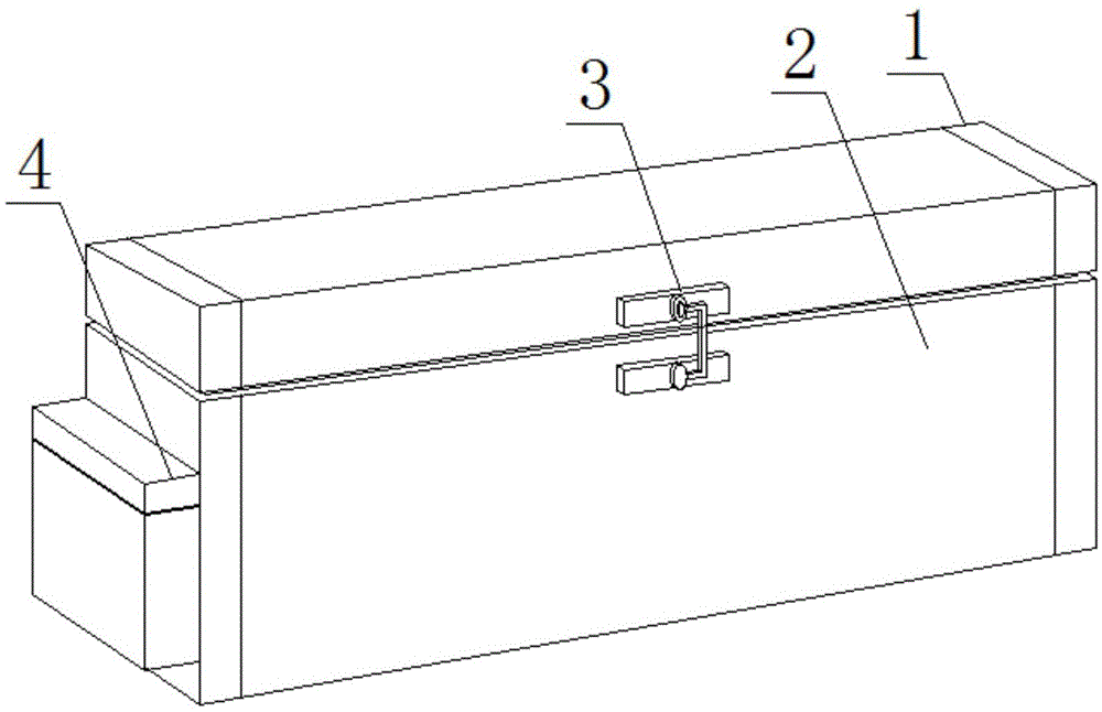 一种文具用毛笔存放盒的制作方法