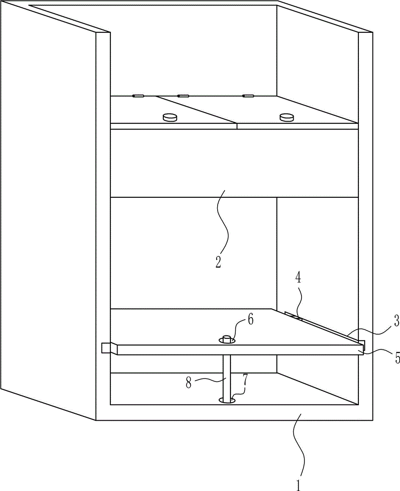 一种语文教学用讲桌的制作方法