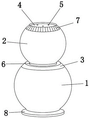 一种组合式陶瓷调料瓶的制作方法
