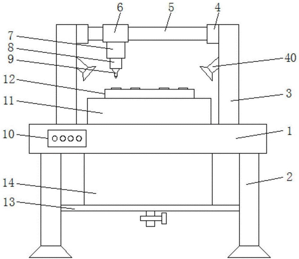 一种五金配件加工用打孔装置的制作方法