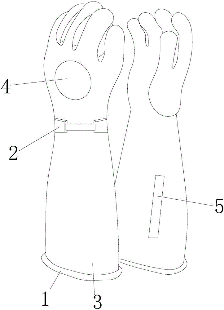 一种根据弯折循环的电力检修专用防护手套的制作方法