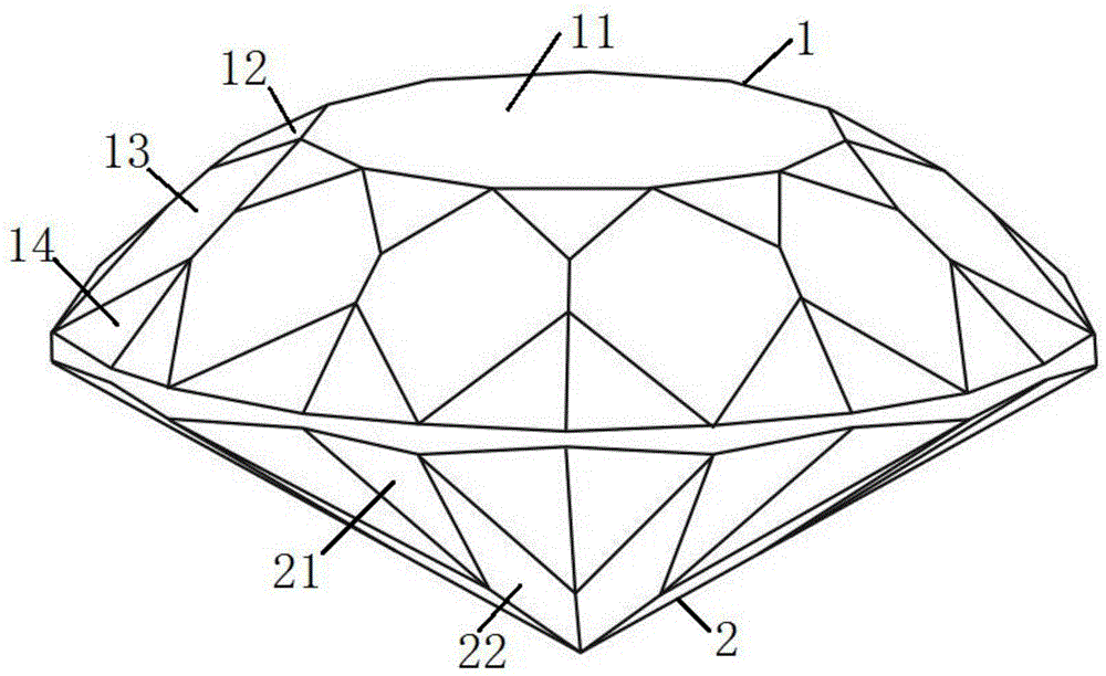 一种钻石结构的制作方法