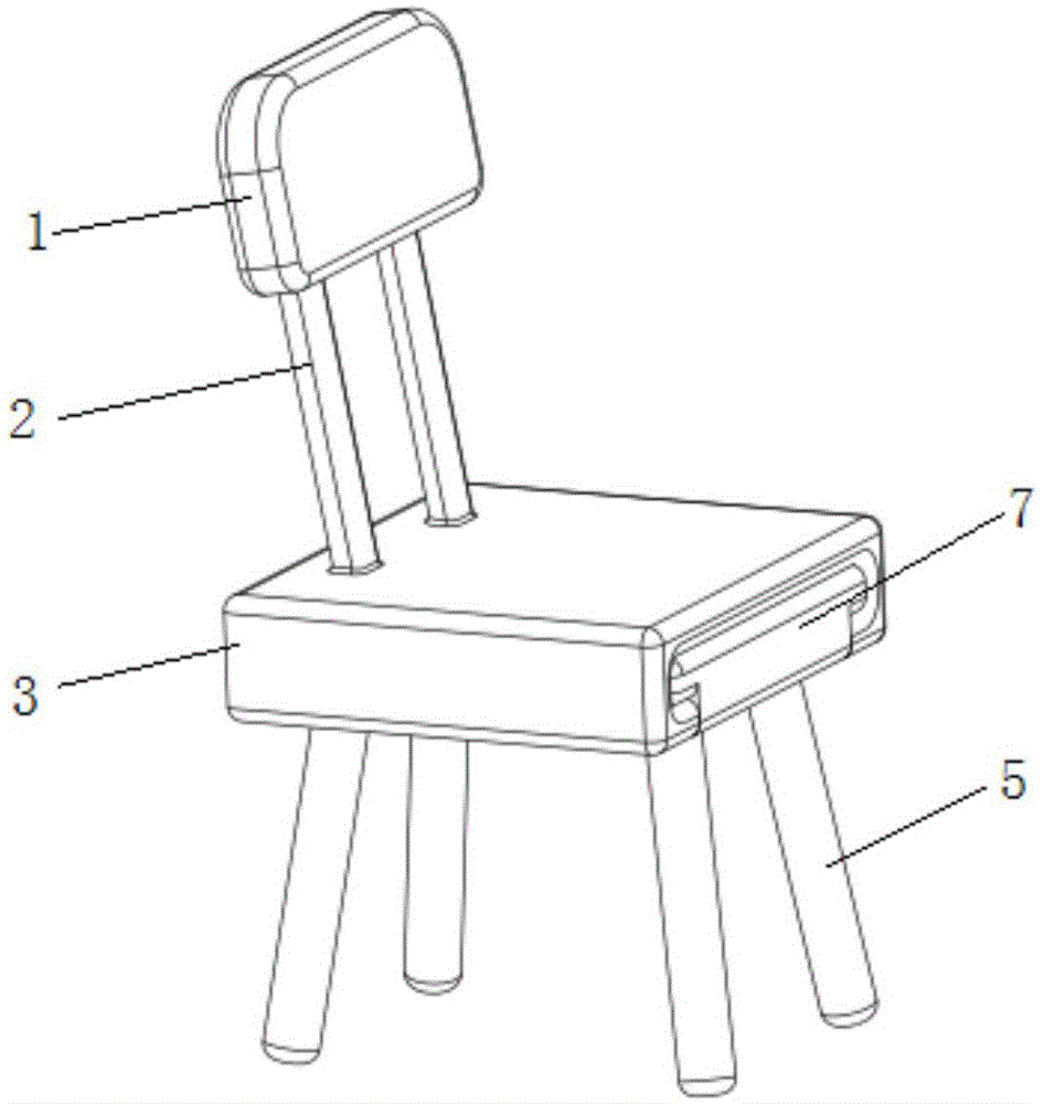 一种组合可拆式儿童桌椅的制作方法