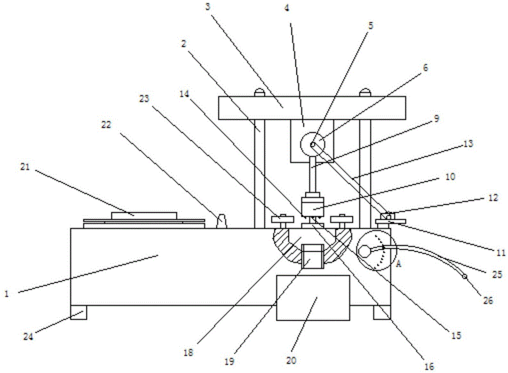 一种滤清器中心管铁片打孔机用导流装置的制作方法
