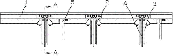 一种插秧机滑轨装置的制作方法