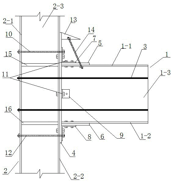 一种自复位钢框架梁柱连接节点的制作方法