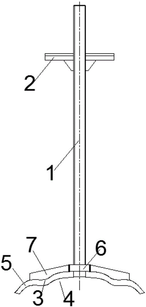 一种建筑用顶托的制作方法