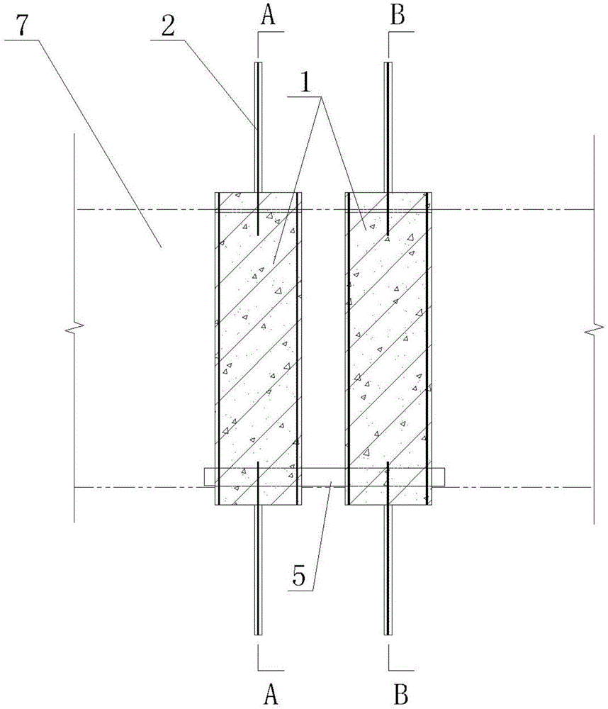 一种矿山安全防护用阻波墙的制作方法