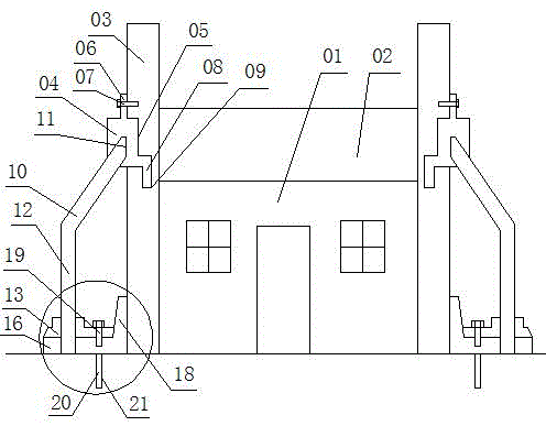 便于拆卸的建筑防火墙框架的制作方法