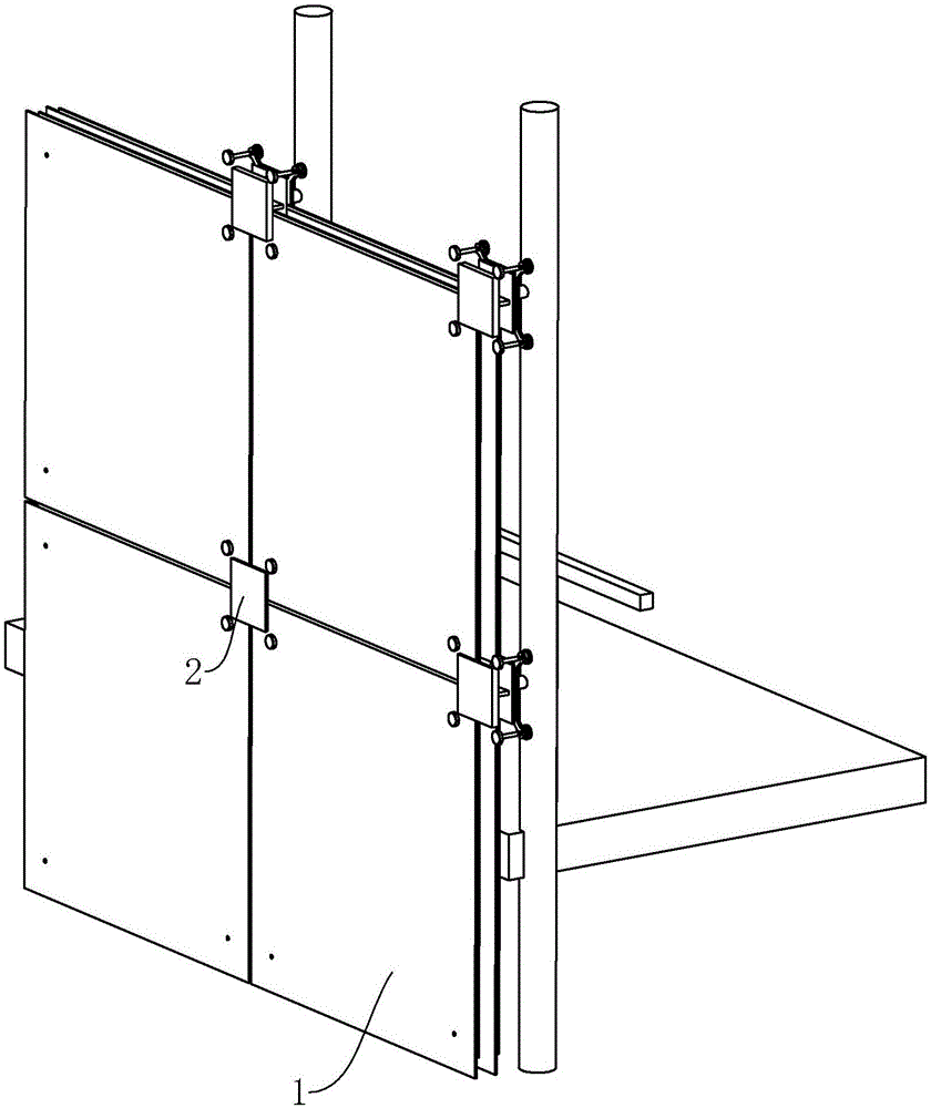 一种幕墙玻璃悬挂结构的制作方法